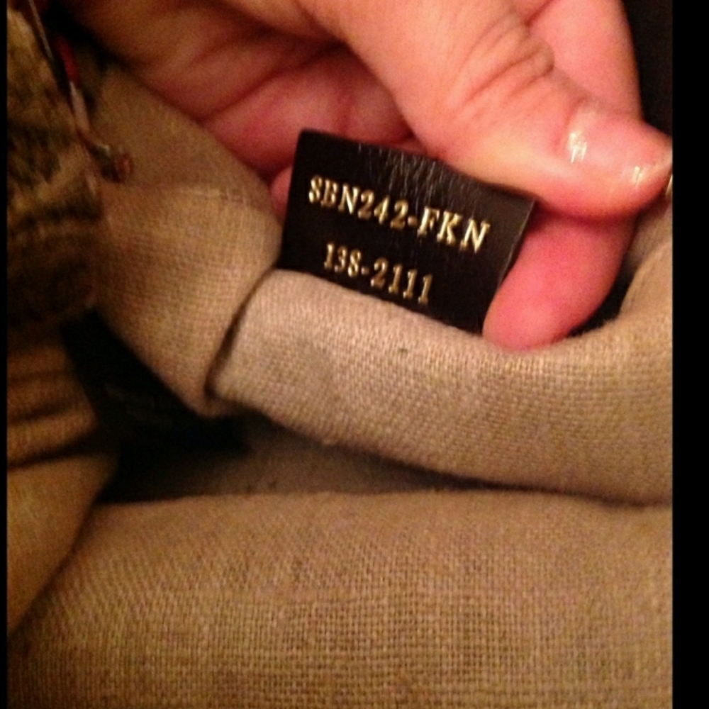 TRADE ONLY- Fendi Pequin Striped Tote Bag, Red - Picture 8 of 9